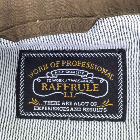 RAFFRULE 2ポケ S/S ミリタリーシャツ メンズ LL