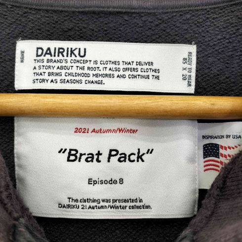 ダイリク DAIRIKU 21aw Ponyboy Zip Hoodie メンズ JPN:M