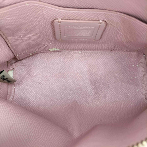 コーチ COACH クロスグレイン レザーポーチ レディース