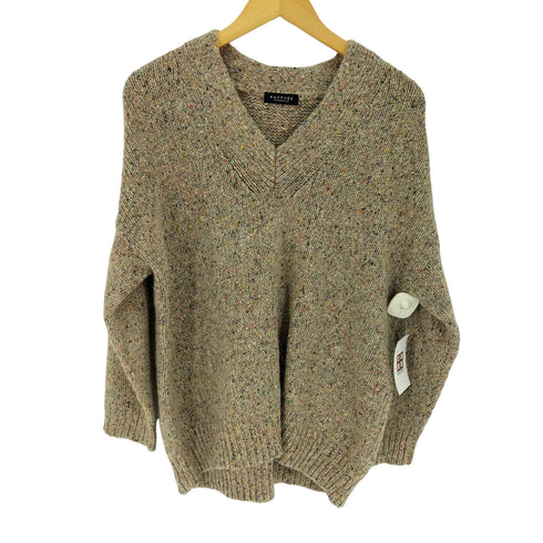 マカフィー MACPHEE マルチカラー ネップ Vネック ウールシルクモヘア混紡 ニット レディース import:S