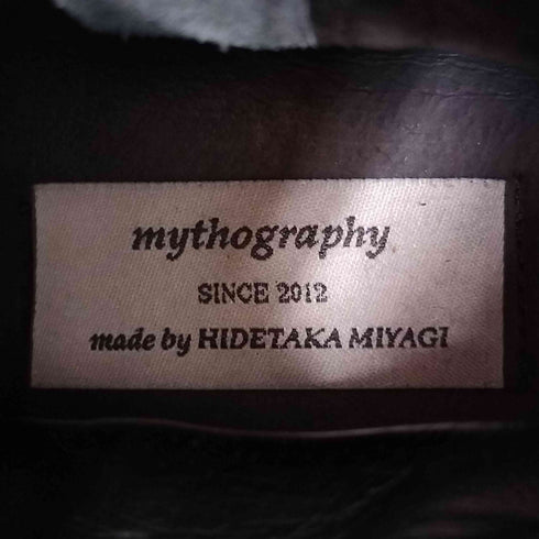 mythography ミソグラフィー サイドジップ スエード ブーツ domestic メンズ 2
