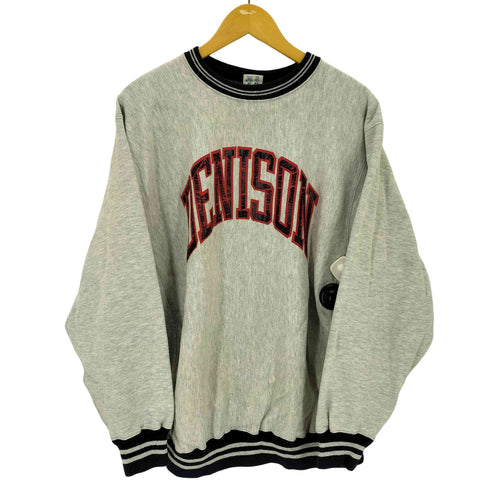 チャンピオン Champion 80-90s トリコタグ DEBISON カレッジロゴ プリントリバースウィーブ スウェット メンズ XL