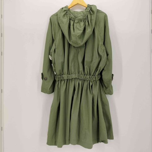 アイエスイッセイミヤケ I.S. ISSEY MIYAKE 90s 91ss ギャザー フーデット コート レディース JPN:M