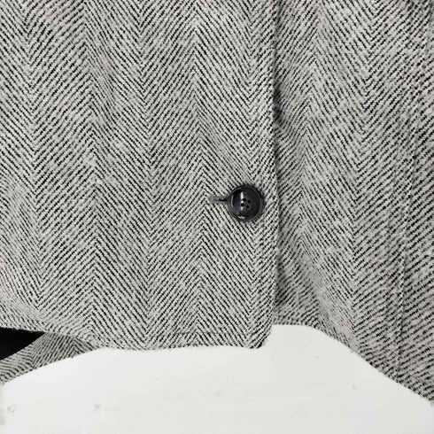 Cafune カフネ SILK BLEND HERRINGBONE STAND BLOUSON シルク ブレンド ヘリンボーン スタンド ブルゾン import レディース 38