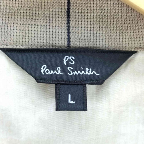 ピーエスポールスミス PS Paul Smith チェック柄 背抜き 2Bテーラードジャケット メンズ L