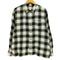 FRONT 11201 Open Collar Shirt/ Classic Ombre Check Rayon Gabardine オンブレチェック オープンカラーシャツ メンズ JPN:L