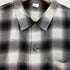 FRONT 11201 Open Collar Shirt/ Classic Ombre Check Rayon Gabardine オンブレチェック オープンカラーシャツ メンズ JPN:L
