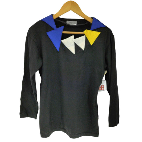 ヨウジヤマモト Yohji Yamamoto 80s 丸文字タグ 初期 パッチ 長袖 ニット メンズ