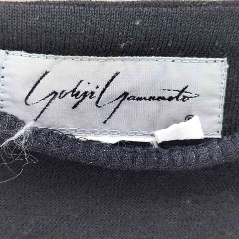 ヨウジヤマモト Yohji Yamamoto 80s 丸文字タグ 初期 パッチ 長袖 ニット メンズ