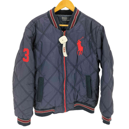 ポロバイラルフローレン Polo by RALPH LAUREN ビックポニー 刺繍キルティング ボンバージャケット メンズ M