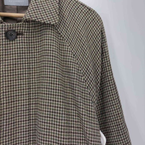 マッキントッシュフィロソフィー MACKINTOSH PHILOSOPHY ガンクラブチェックステンカラーコート メンズ 6