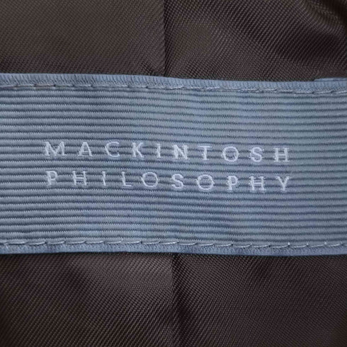 マッキントッシュフィロソフィー MACKINTOSH PHILOSOPHY ガンクラブチェックステンカラーコート メンズ 6