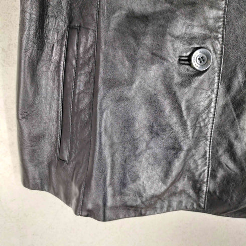 ウィルソン Wilsons Leather genuine leather リアルレザー 本革 2B テーラードジャケット レディース M