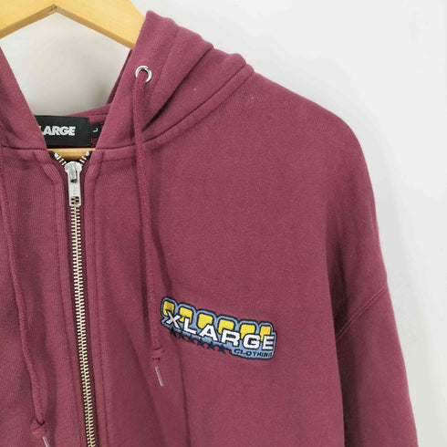 エクストララージ XLARGE MULTI EMBLEM ZIP HOODED SWEATSHIRT マルチ エンブレム ジップパーカー メンズ import:L