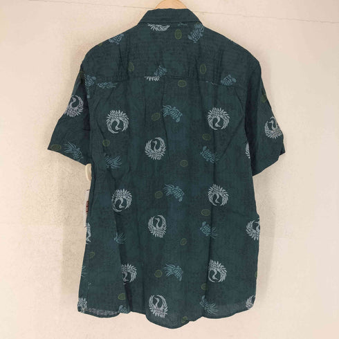 和柄 鶴柄 S/S シャツ メンズ JPN:L