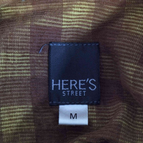 HERE’S STREET チェック柄 L/S シャツ メンズ JPN:M