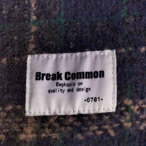 Break Common チェック シャツジャケット メンズ
