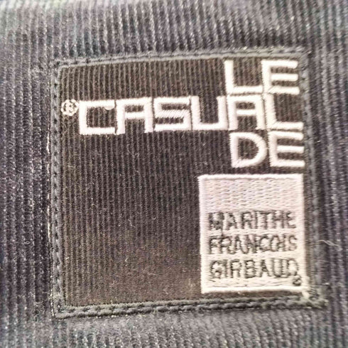 マリテフランソワジルボー MARITHE FRANCOIS GIRBAUD LE CASUAL DE 立体裁断 コーデュロイ 縮絨ウール パッチワークジャケット メンズ JPN:L
