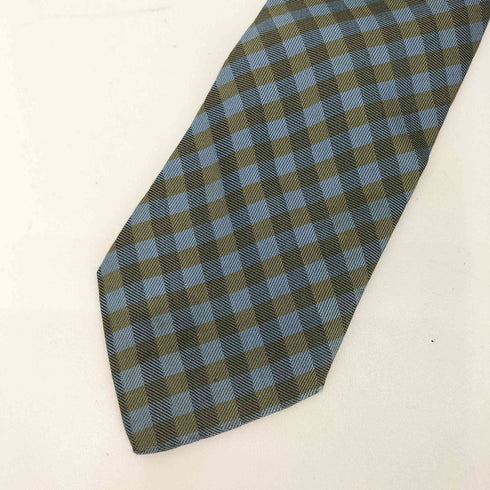 ジバンシィ GIVENCHY GENTLEMAN チェック柄 シルクネクタイ メンズ