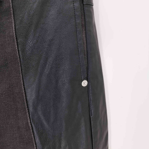 ルース Loose サイドバイカラー ワイドデニムパンツ メンズ JPN:L