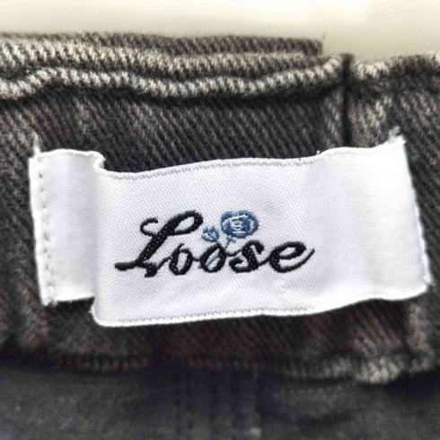 ルース Loose サイドバイカラー ワイドデニムパンツ メンズ JPN:L