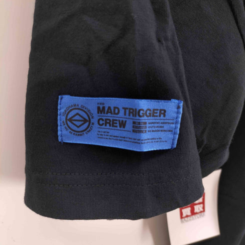 MAD TRIGGER CREW ロゴ プリント クルーネック 半袖 Tシャツ メンズ JPN:L