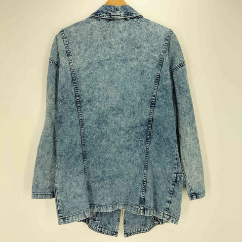 French Navy USA製 ケミカルウォッシュ デニムコート メンズ import:M