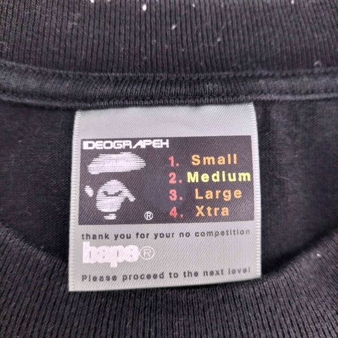 ベイプ BAPE 00S BUSY WORKS ビジーワークス サークルロゴ 長袖 Tシャツ メンズ JPN:M