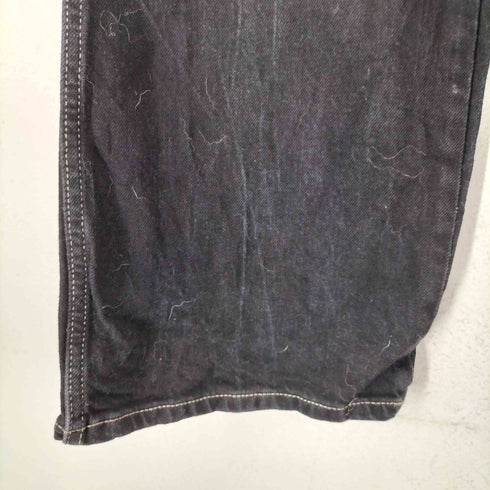 リフォーメーション REFORMATION ブラックデニム フレア ワイド デニムパンツ レディース 28 LONG