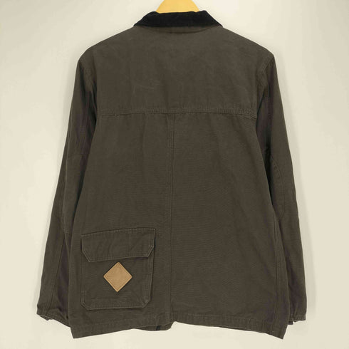SUPREMEBEING 襟コーデュロイ エルボーパッチ カバーオール メンズ import:M