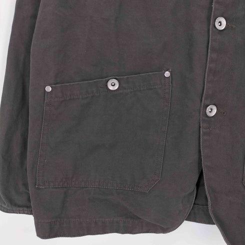 SUPREMEBEING 襟コーデュロイ エルボーパッチ カバーオール メンズ import:M