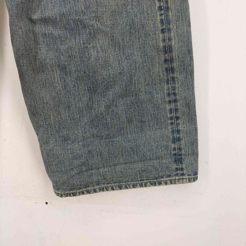 シュガーヒル SUGARHILL DAMAGED MODERN DENIM PANTS WIDE CUT #FADED INDIGO ダメージ加工デニムパンツ ジーンズ メンズ US:34-35