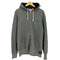 コムデギャルソンオム COMME des GARCONS HOMME 07AW フード裏地チェック柄 スウェットジップパーカー メンズ JPN:S