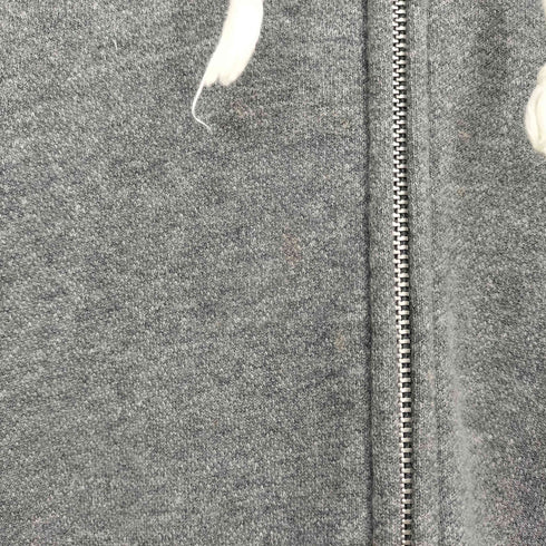 コムデギャルソンオム COMME des GARCONS HOMME 07AW フード裏地チェック柄 スウェットジップパーカー メンズ JPN:S