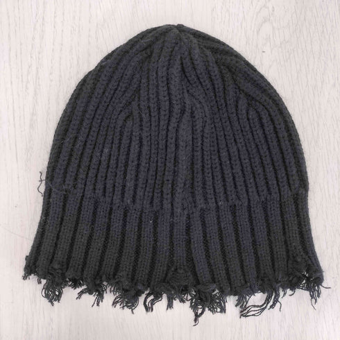 ヨウジヤマモトプールオム Yohji Yamamoto POUR HOMME 17AW リブニットキャップ ニット帽 メンズ