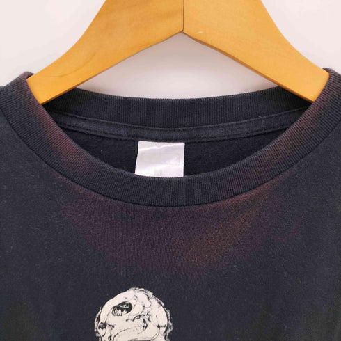 V系 ヴィジュアル系 ロックバンド 落首 スカル プリント Tシャツ メンズ JPN:M