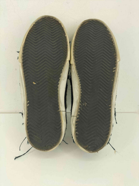 ゴールデングース GOLDEN GOOSE SUPER-STAR グリッター ダメージ加工 レオパードプリント ローカットスニーカー メンズ EUR:41
