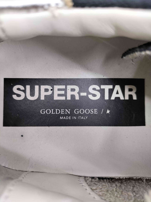 ゴールデングース GOLDEN GOOSE SUPER-STAR グリッター ダメージ加工 レオパードプリント ローカットスニーカー メンズ EUR:41