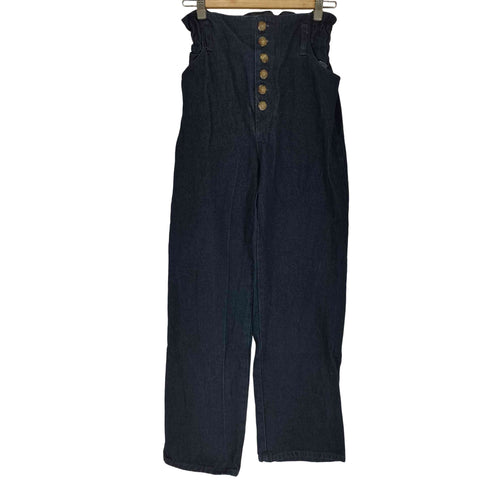SEZANE セザンヌ 多ボタン ウエストギャザー デニムパンツ import レディース 38