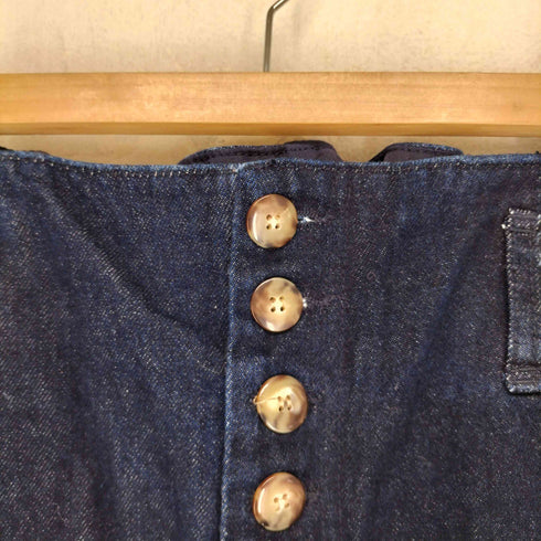 SEZANE セザンヌ 多ボタン ウエストギャザー デニムパンツ import レディース 38
