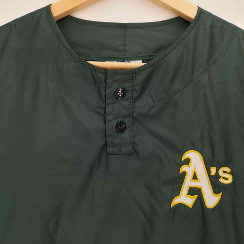 エムエルビー MLB USA製 裾ドローコード ヘンリーネック プルオーバー メンズ import:M