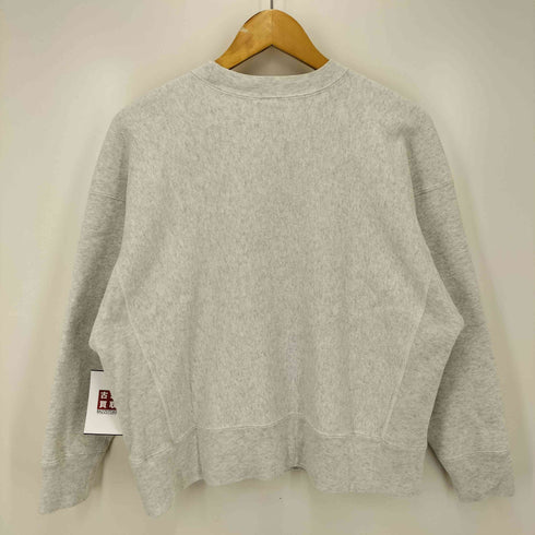 ビューティーアンドユースユナイテッドアローズ BEAUTY & YOUTH UNITED ARROWS 24AW リバースウィーブ ロゴプリント スウェットプルオーバー レディース import:M