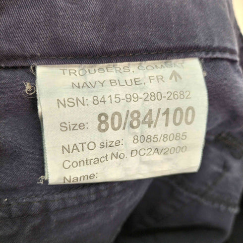ROYAL NAVY イギリス海軍 カーゴパンツ TROUSER COMBAT NAVY BLUE FR メンズ 80/84/100