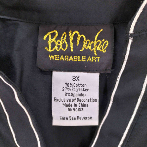 BOB MACKIE スキッパー ウエスタンシャツ メンズ 3X