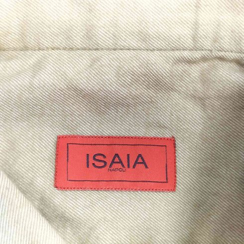 イザイア ISAIA イタリア製 ホリゾンタルカラーシャツ メンズ 41