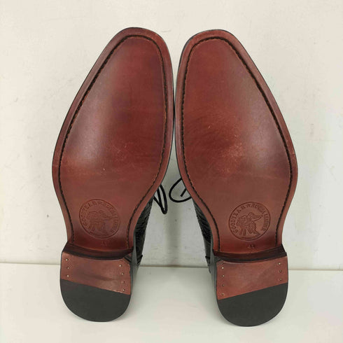 CROCODILE ストレートチップ レザーシューズ goodear rocha lether メンズ EUR:41