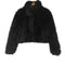 ザラ ZARA フェイクファージャケット レディース import:M