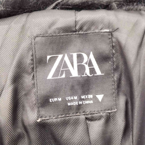 ザラ ZARA フェイクファージャケット レディース import:M