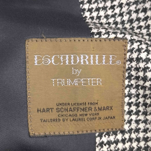 HART SCHAFFNER & MARX ESCADRILLE ハート・シャフナ―・マークス エスカドリーユ ウール混 千鳥柄 テーラードジャケット メンズ 331