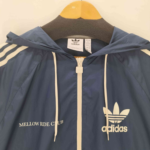 アディダスオリジナルス adidas Originals Mellow Ride Club メローライド クラブ ウィンド ブレーカー 3ストライプ トレフォイル ロゴ プリント ジャケット メンズ import:L